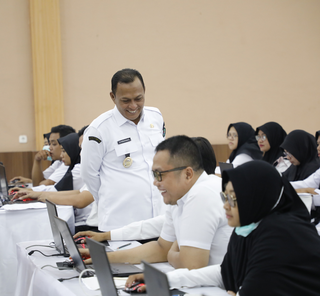 Wabub Pantau Pelaksanaan Tes PPPK Tahap II
