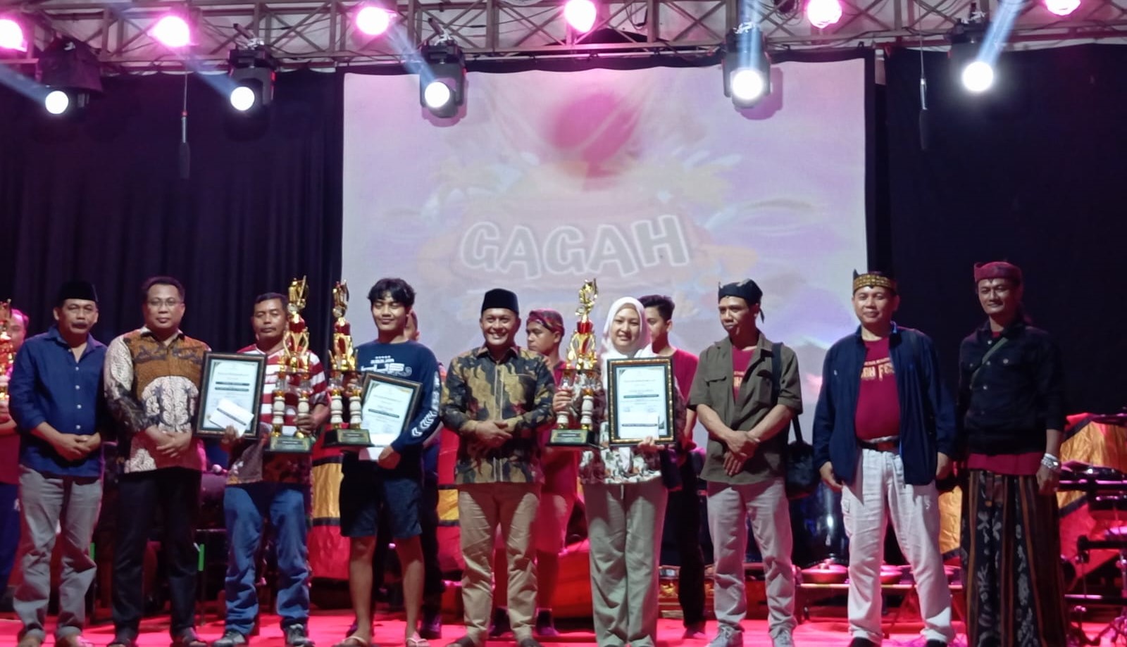 Hadiri Puncak Gagah Fest Lomba Musik Daul se Madura,