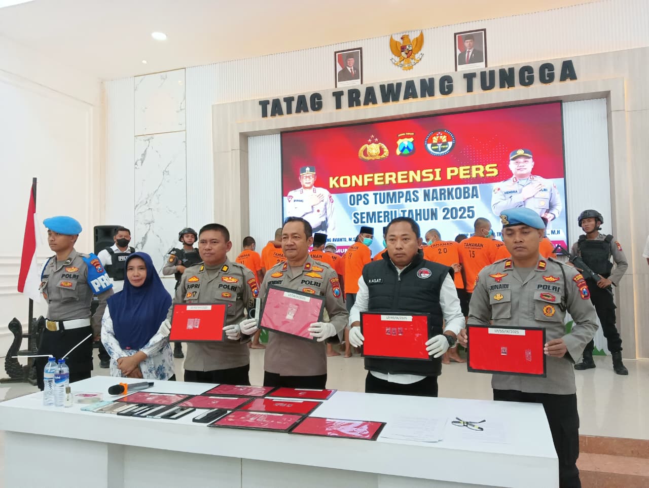 Kurun Waktu 12 Hari, Polres Pamekasan Ungkap 14 Kasus Narkoba