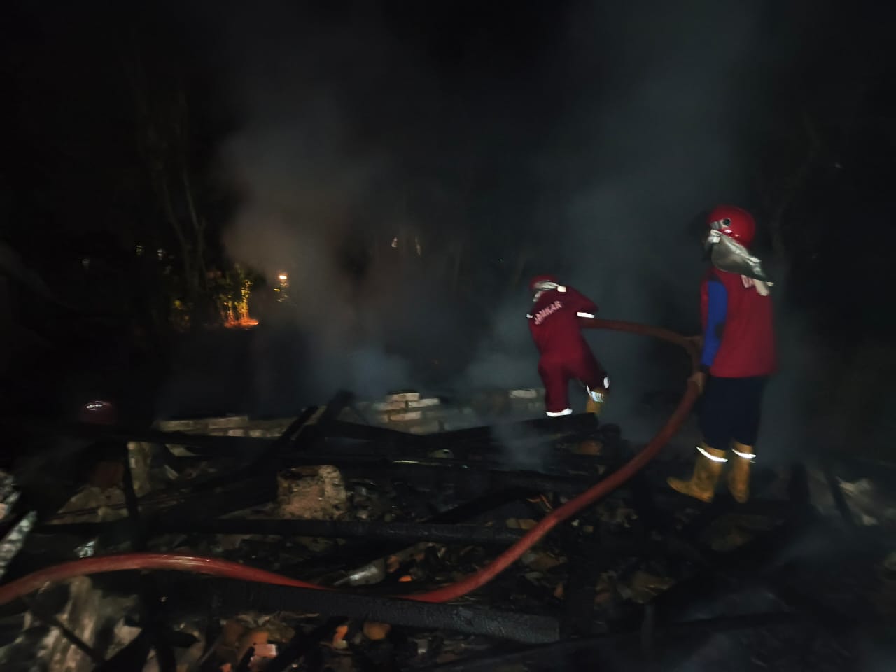 Kebakaran Kandang di Sokolelah, 1 Ekor Sapi Milik Bu Sumi Hangus Terpanggang